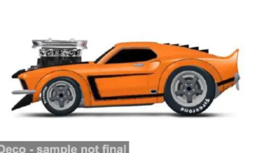 Maisto Ford Mustang GT, orange, 1969, 1:64, Clearance