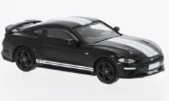 Minichamps Ford Mustang GT, schwarz/weiss, 2018, 1:87, Clearance