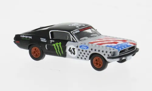 Brekina Ford Mustang, 1968, Gymkhana tribute, 1:87, Hot