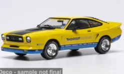 IXO Ford Mustang II Monroe Handler, gelb/Dekor, 1978, 1:43, Best