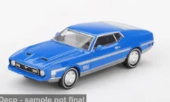 Mini GT Ford Mustang Mach 1, blau, 1971, 1:64, Outlet