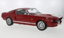 KK Scale Ford Mustang Shelby GT500, rot/weiss, 1967, 1:12, Best