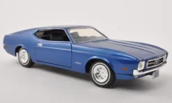 Motormax Ford Mustang Sportsroof, blau, 1971, 1:24, Discount