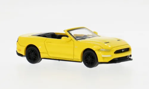 PCX87 Ford Mustang VI Cabriolet, gelb, 2020, 1:87, Best