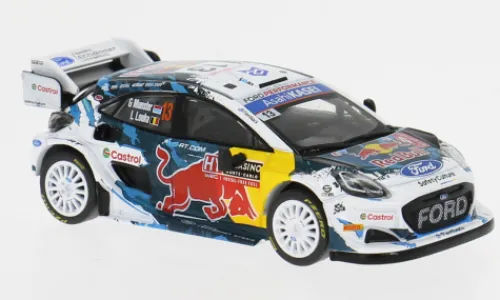 Mini GT Ford Puma Rally1, Rally Monte Carlo, 2024, M-Sport Ford World Rally Team, #13, 1:64,