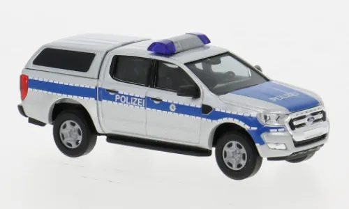 Busch Ford Ranger, 2016, Wasserschutzpolizei Sachsen mit AHK, 1:87, Best