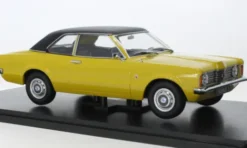 KK Scale Ford Taunus 1300 L (TC1), gelb/schwarz, 1971, 1:18,