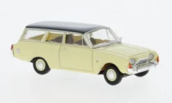 Brekina Ford Taunus P3 Turnier, beige/dunkelgrau, 1964, 1:87, Hot