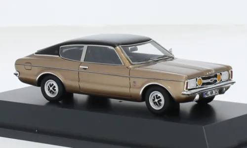 Schuco / Pro.R Ford Taunus (TC I) Coupe, braun/schwarz, 1974, 1:43, Sale