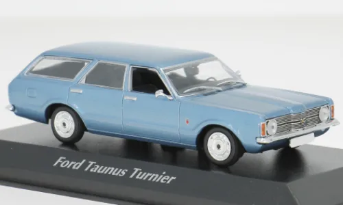Maxichamps Ford Taunus (TC I) Turnier, hellblau, 1970, 1:43, Best