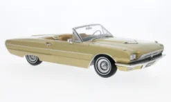 KK Scale Ford Thunderbird Convertible, gold, 1966, 1:18, Hot