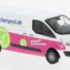 Busch Ford Transit Custom Kastenwagen, 2012, Flaschenpost, 1:87,