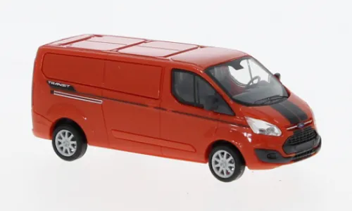 Busch Ford Transit Custom Sport, orange/schwarz, 1:87, Hot
