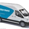 Busch Ford Transit Kasten, 2014, Hermes, 1:87, Online