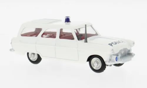 Corgi Ford Zephyr Motorway Patrol, weiss, 1960, 1:48,