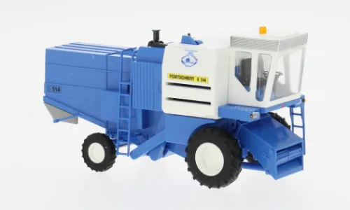 Busch Fortschritt Mähdrescher E514 mit Maisgebiss, 1982, FDJ Jugendobjekt, 1:87,
