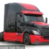 IXO America Freightliner Cascadia, schwarz/rot, 2018, 1:64, Outlet