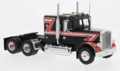 IXO Freightliner FLC 120 64 T, schwarz/rot, 1977, 1:43, Clearance