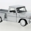Motormax GMC C-1000 Fenderside, silber, 1966, 1:24, Clearance