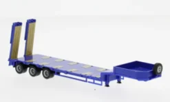 Herpa Goldhofer Semitieflader mit Rampen 3achs, THW, 1:87, Online