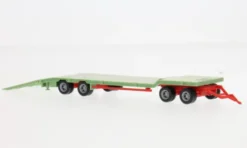 Herpa Goldhofer TU4-Anhänger, grün/rot, 1:87,