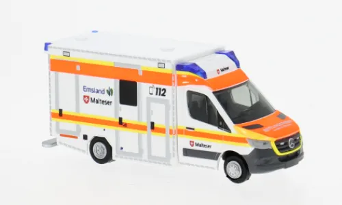 Rietze GSF RTW, 2018, Malteser Emsland, 1:87, Hot