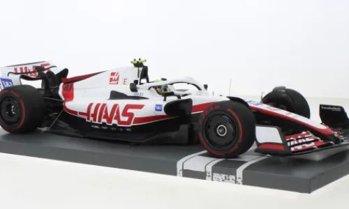 Minichamps Haas VF-22, Formel 1, GP Bahrain, 2022, Haas F1 Team, #47, M.Schumacher, 1:18, Outlet