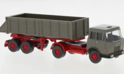 Wiking Hanomag-Henschel Hinterkippersattelzug, grau, 1969, 1:87, Online