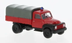Wiking Hanomag L28 Pritsche, 1950, Feuerwehr, 1:87, Clearance