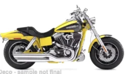 Maisto Harley Davidson CVO Fat Bob, gelb, 2009, 1:18,