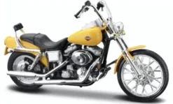 Maisto Harley Davidson FXDWG Dyna Glide Wide, gelb, 2001, 1:18, Best