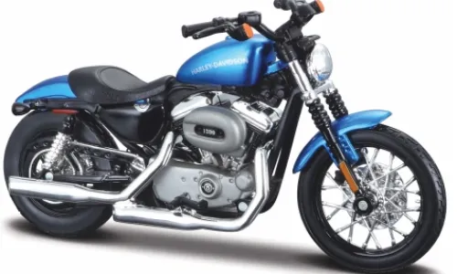 Maisto Harley Davidson XL 1200N Nightster, blau, 2012, 1:18, Hot