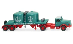 Wiking Henschel Chemikaliensattelzug, 1955, Quarzwerke, 1:87,