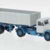 Wiking Henschel Hinterkippersattelzug, hellblau/weiss, 1955, 1:87, Online