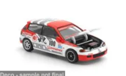 Pop Race Honda Civic EG6, rot/weiss, 1:64, Best
