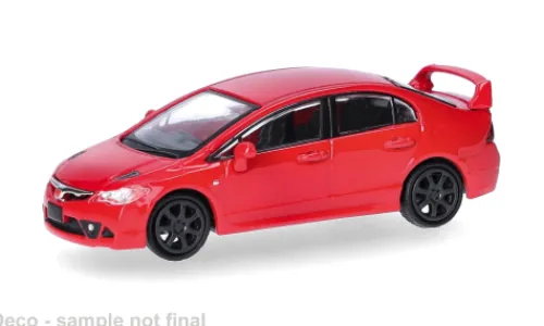 Micro City 87 Honda Civic FD2, rot, 1:87, Best
