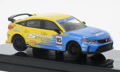 Para64 Honda Civic Type R FL5, blau/gelb, 2023, 1:64,
