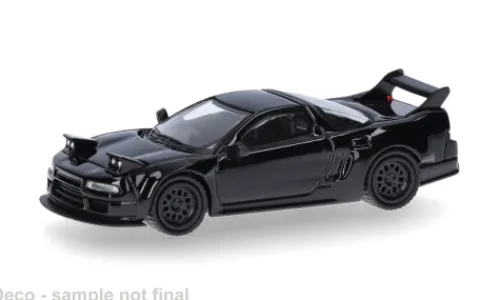 Micro City 87 Honda NSX mit austauschbaren Scheinwerfern, schwarz, 1:87, Clearance
