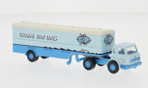 Wiking International Harvester, 1962, Global Van Lines, 1:87, Best
