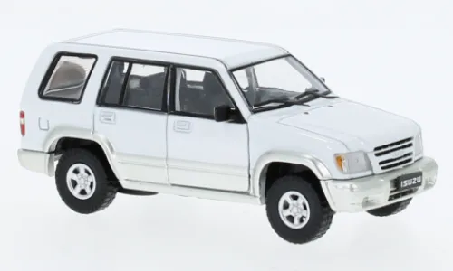BM Creations Isuzu Trooper Big Horn, weiss/silber, 1998, 1:64, Outlet
