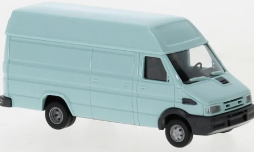 Busch Iveco Kastenwagen, helltürkis, 1996, 1:87, Sale