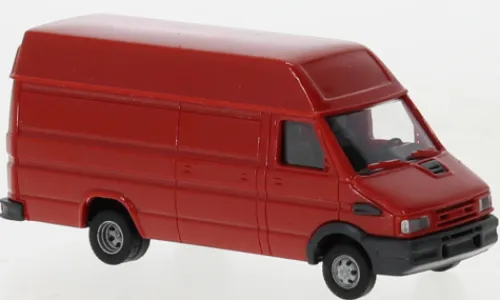 Busch Iveco Kastenwagen, rot, 1996, 1:87, Clearance