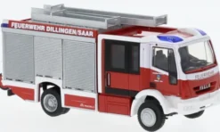 Rietze Iveco Magirus HLF Team Cab, Feuerwehr Dillingen / Saar, 1:87, Best
