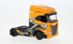 Bburago Iveco S-Way 570, orange/schwarz, 1:43, Outlet