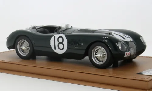 Tecnomodel Jaguar C-Type, 24h Le Mans, 1953, Jaguar Racing, #18, T.Rolt/D.Hamilton, 1:18, Outlet