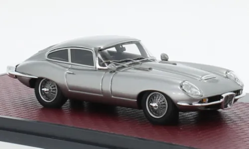 Matrix Jaguar E-Type Coombs Italsuisse Frua Coupe, silber, 1966, 1:43, New