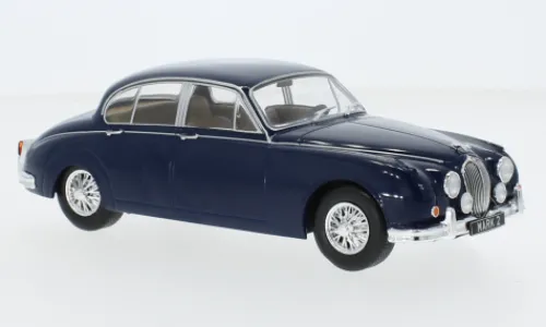 WhiteBox Jaguar MK II, dunkelblau, 1960, 1:24, Online