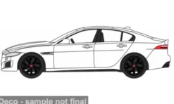 Oxford Jaguar XE, weiss, 1:76, Clearance