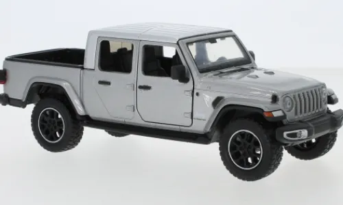 Motormax Jeep Gladiator Overland, silber, 2021, 1:24,