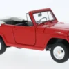 Welly Jeep Jeepster Commando, rot, 1:24,
